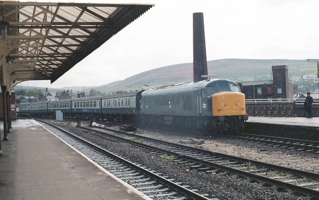 ORIGINAL 35MM COLOUR negative of 45126 BR class 45 Peak diesel loco £1. ...