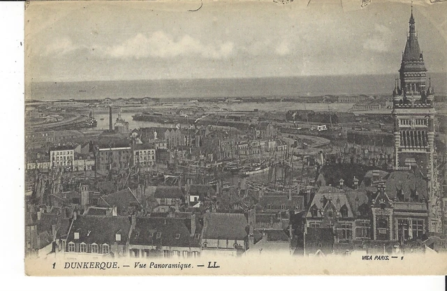 Postcard Dunkerque Vue Panoramique Normandy France