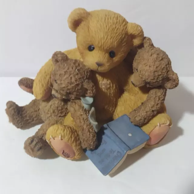 1999 Cherished Teddies By Enesco Caleb & Friends When One Lacks Vision #661996