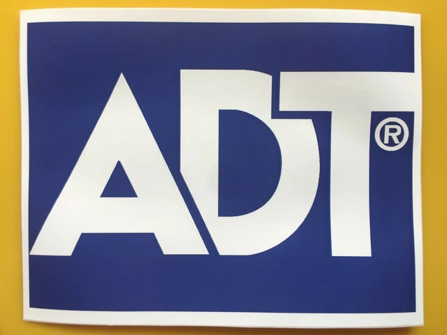 Pegatina ADT para caja de alarma antirrobo pegatinas maniquí oficina ventana hogar