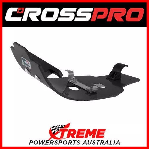 CrossPro Black Engine Guard Yamaha YZ450F YZ 450F 2014-2017 DTC Skid Bash Plate