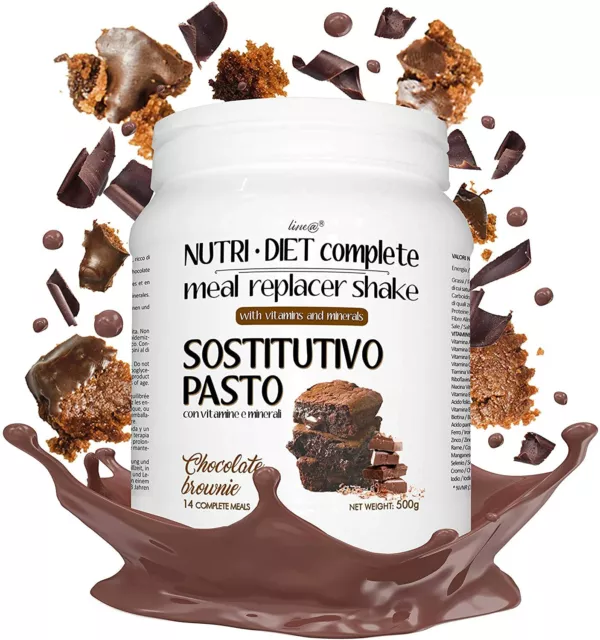 Nutri Régime Complete Repas Protéine Line @ 500g " Brownie " Avec Chocolat