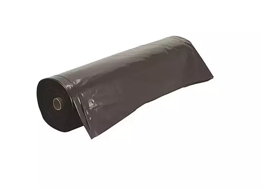 Plastic Sheeting Roll 10 X 25 Ft Black 3 Mil Drop Cloth Duty Polyethylene-Cover