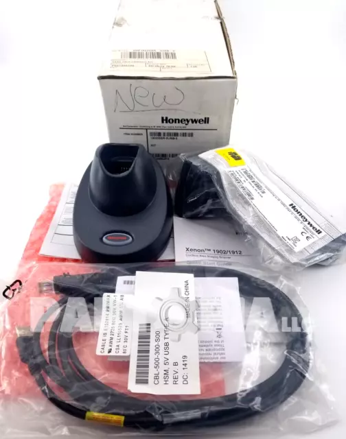 Honeywell 1902GSR-2USB-5, Xenon 1902 Wireless Bluetooth Barcode Scanner USB Kit