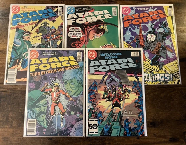 Lot of 5 Atari Force #10 13 16 18 19 DC Comics (1984-1985)