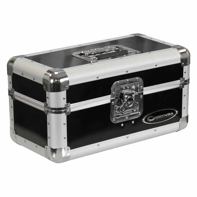 Odyssey K45120BLK Black & Chrome 7" Utility Case with Red TSA Lock idjnow 3