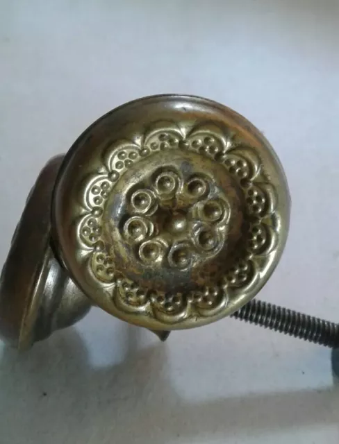 Paire de tiroir vintage/antique poignée de commode poignée meuble matériel 3