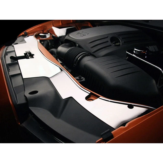 Front Header Plate for 2011-2014 Dodge Charger [Stainless Steel/Polished]