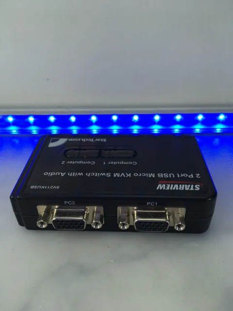 StarTech StarView SV211KUSB 2 Ports USB Micro KVM Switch #200