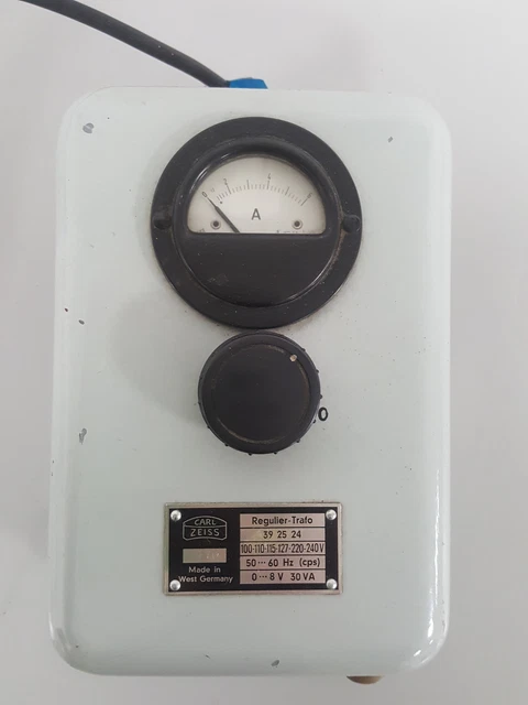 Carl Zeiss Regulier-Trafo Microscope Power Supply Transformer Lab