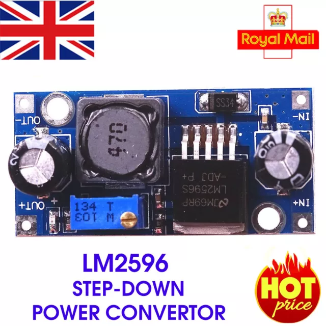 LM2596 DC-DC BUCK Converter Adjustable Power Supply Step Down Module