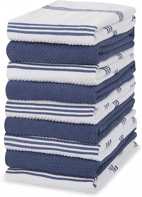 Sticky Toffee - Lot de 9 serviettes cuisine absorbants 100 9, Bleu