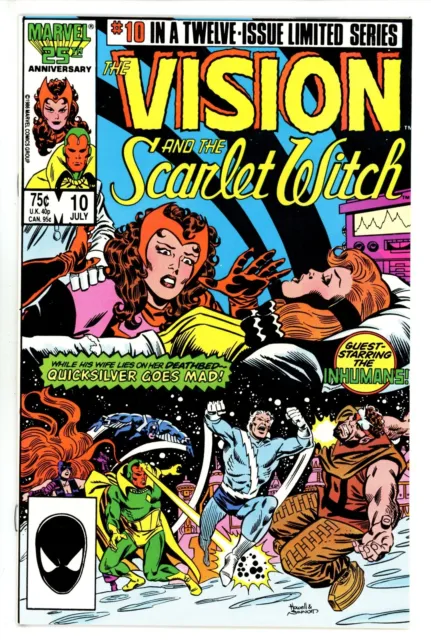 The Vision and the Scarlet Witch Vol 2 #10 Marvel NM- (1986)