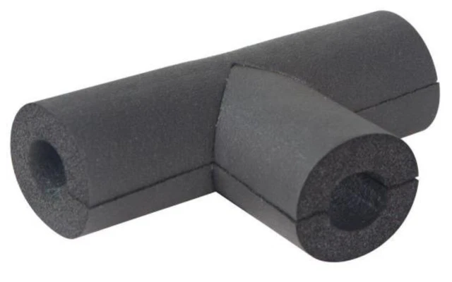 Everbilt 1 inch Foam Rubber Pre-Slit Pipe Insulation Tee