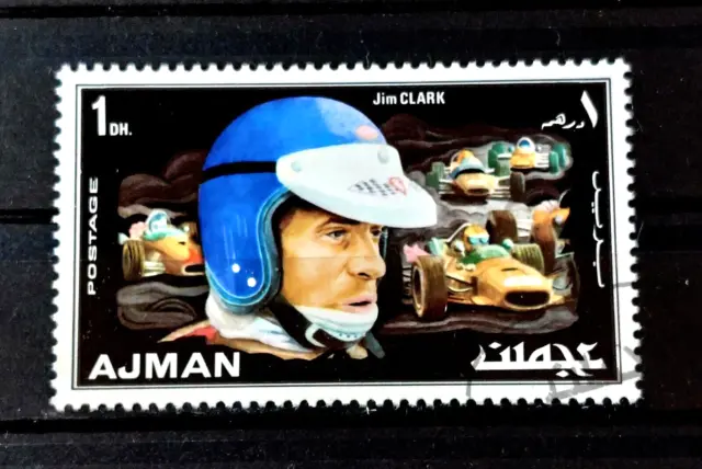 Ajman 1971 Jim Clark Rennfahrer Großbritannien Michel 1067 👍