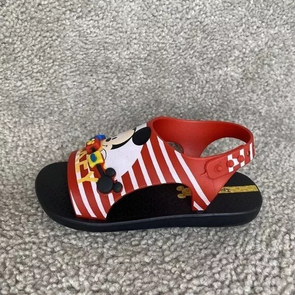 Disney Ipanema Mickey Mouse Sandals Made In Brazil TODDLER US Size 8