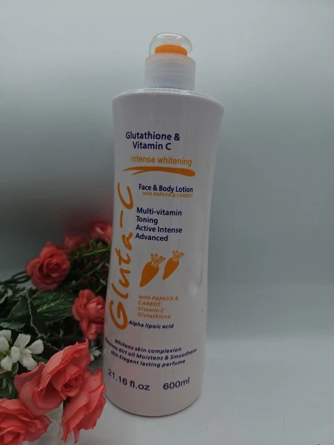 LAIT ECLAIRCISSANT GLUTA C glutathione &vitamine c claircissant Et  Illuminant EUR 12,99 - PicClick FR