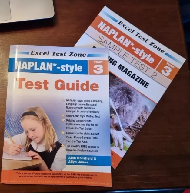 NAPLAN* Style Text Guide Year 3 - Excel Test Zone - Horsfield & Jones