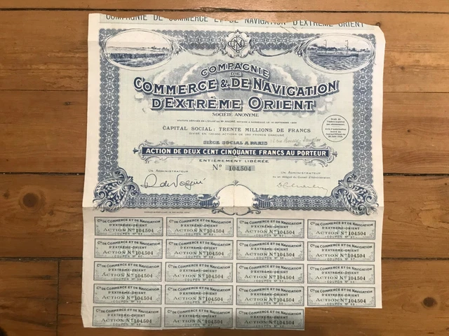 DECO => Commerce & Navigation d'EXTREME ORIENT (INDOCHINE) (J)