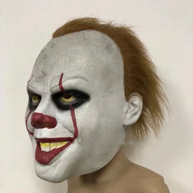 Horror, Fierce, Black Eyed, Yellow Hair, Bloody Clown Mask, Party Band