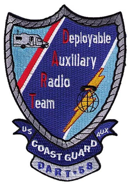 Deployable Auxiliary Radio Team DART-58 Oregon W5455 USCG Coast Guard patch