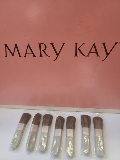 Lot Of 7`Mary Kay Signature Cheek Blush Brush New And Sealed