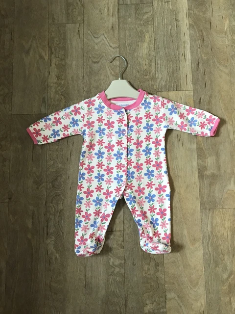 Jojo maman bebe Baby Girls Babygrow / sleepsuit age : Newborn