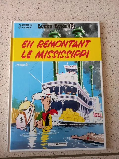 BD Lucky Luke n°16 : En remontant le Mississipi/Morris/1986