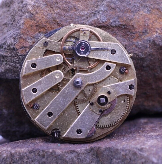 Mouvement De Montre De Poche Vintage Sixta – Occasion, Pièce Horlogère Ancienne