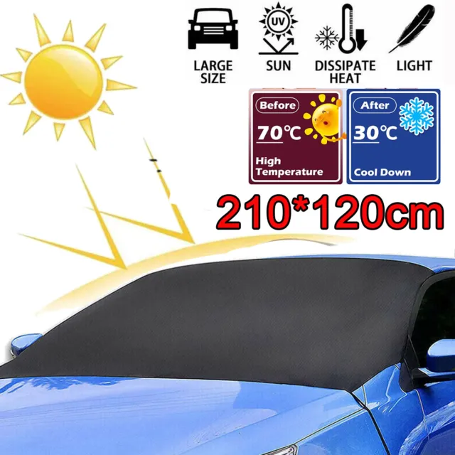 Scheibenabdeckung Auto Frontscheibe für Windschutzscheibe gegen Anti-UV XXL
