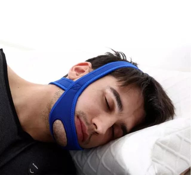 Snore Stop Anti Snoring Chin Strap Sleep Apnea Belt Snoreless Sleep Jaw Solution