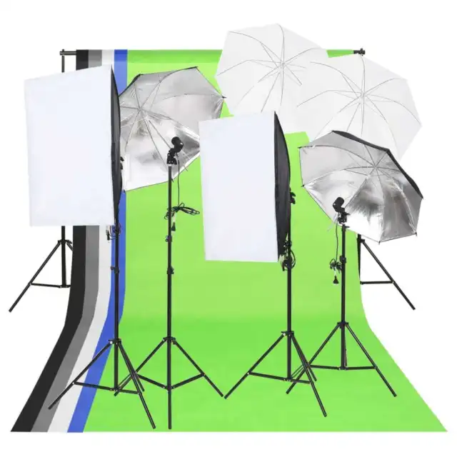 Kit d'éclairage de studio photo vidaXL