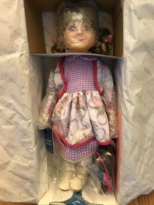 Marian Yu 16" Porcelain Doll School  Girl with stand limited edition of 2500