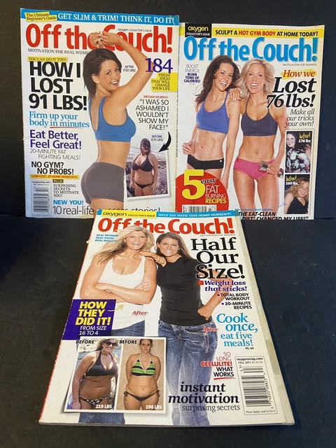 Lot Of 3 Oxygen magazine Off The Couch Special  Collectors Issues-Good