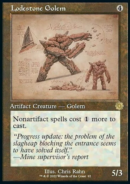 MTG Lodestone Golem (92/126) The Brothers' War Retro Artifacts LP