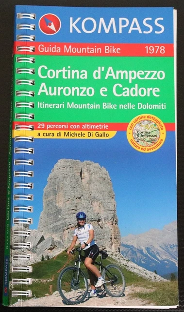 GUIDA MOUNTAIN BIKE - Cortina D'ampezzo Auronzo E Cadore - Kompass EUR ...