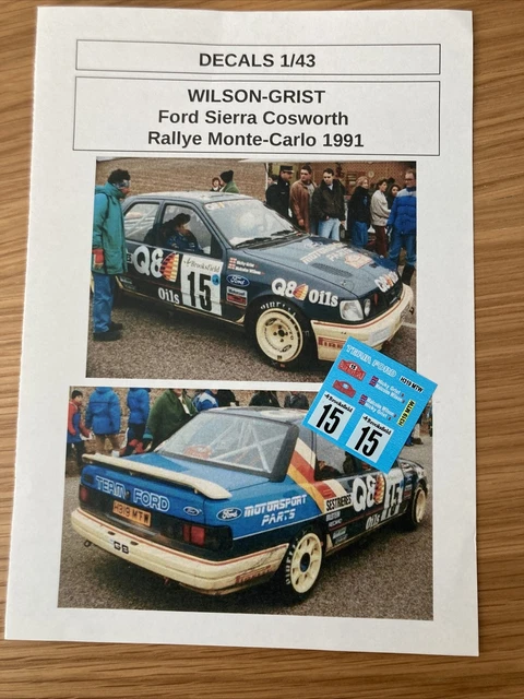 Ford Sierra Gr.A Montecarlo 92 Mobil 1 Delecour [AV52501
