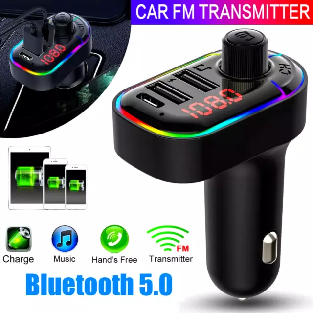 Kits de coche Bluetooth Mp3 Inalambrico para adaptador de radio transmisor FM