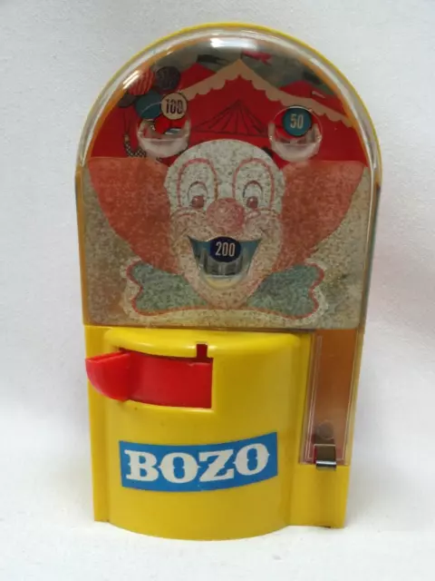 Vntg Plastic Bozo The Clown Arcade Bank Larry Harmon © Capital Records Inc. RARE