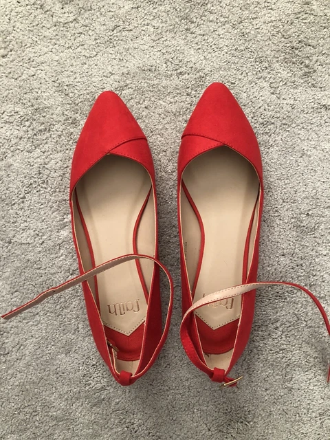 Faith red shoes deals