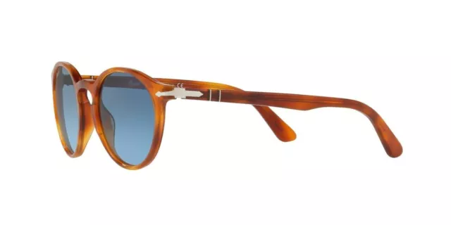 Persol PO3171S Phantos Sunglasses, Terra Di Siena/Azure Gradient Blue, 49 mm 3