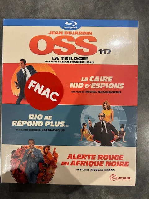 OSS 117 la trilogie / film en COFFRET COLLECTOR FNAC BLU-RAY zone B