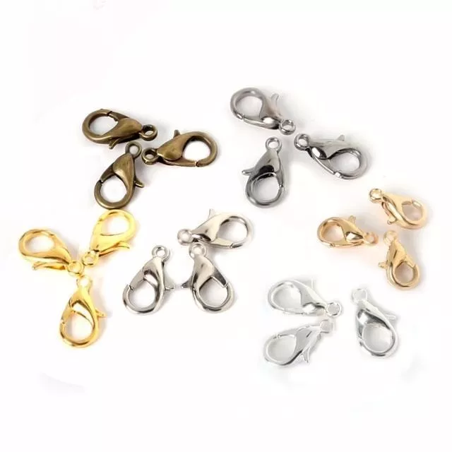 10mm- 30mm Parrot Claw Lobster Clasps Jewellery Findings Clip Toggle Hook 2-20pc 3