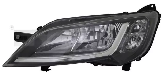 Fit Peugeot Boxer 2014-2019 Black  Headlight Headlamp Lh Left N/S Near Side