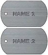 Desodorisant De Voiture Personnalise NAME DOG TAG