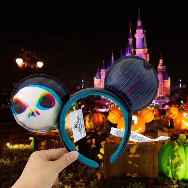 UK Disney Parks Ears Nightmare Before Christmas Mouse Jack Skellington Headband
