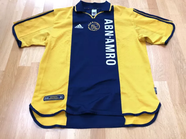 Ajax Amsterdam XL 2000 2001 CENTENARY ABNRO Adidas trikot jersey shirt X183