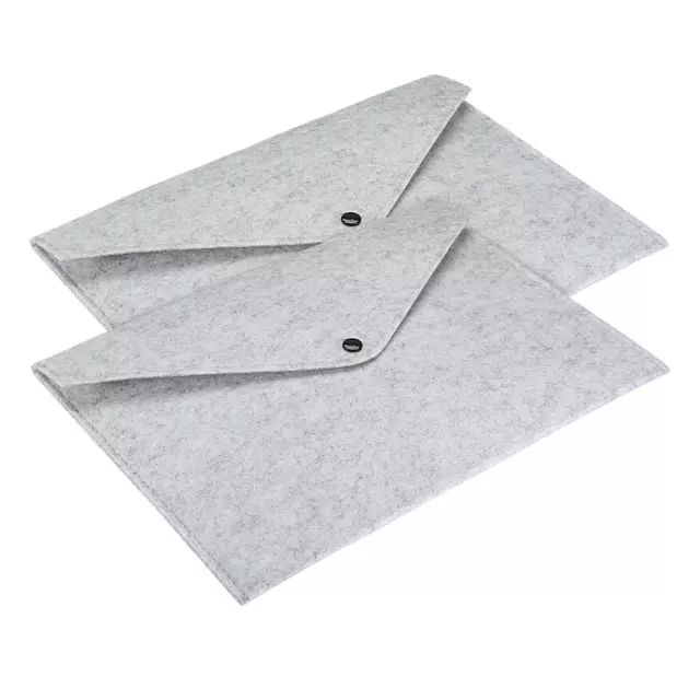 File Borsa Feltro Cartella 2pz A4 Busta Documento Conservazione,Grigio