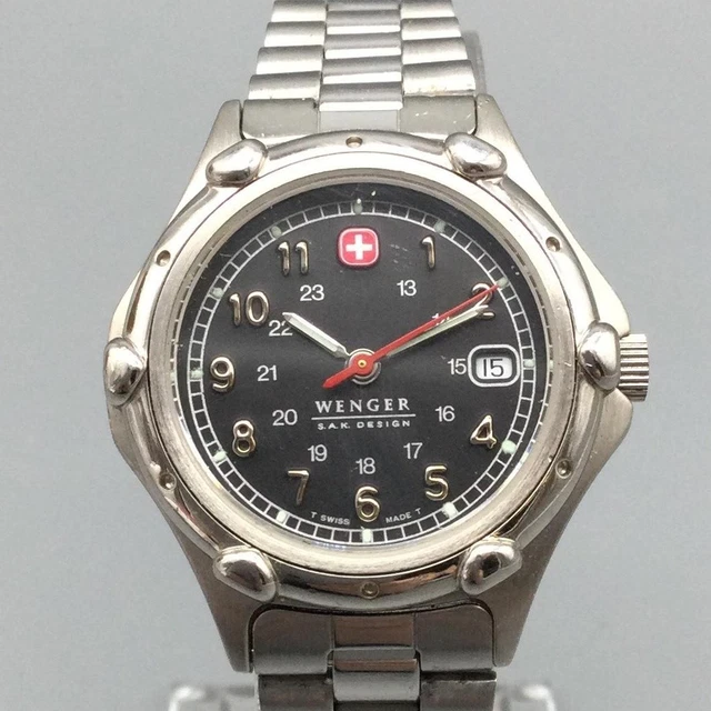WENGER SMT DESIGN Watch Women Swiss 29mm Silver Tone Day  display picture 3