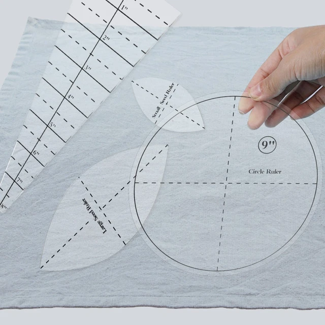 QUILTING TEMPLATE RULER Rulers Templates for Patchwork Multifunctional ...